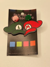 Load image into Gallery viewer, Mario & Luigi Earrings - Surgical steel