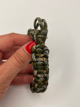 Load image into Gallery viewer, Adjustable Paracord Bracelet - Forest Camo