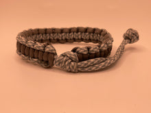 Load image into Gallery viewer, Adjustable Paracord Bracelet - Acu Camo & Dark Grey
