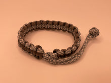 Load image into Gallery viewer, Adjustable Paracord Bracelet - Acu Camo & Dark Grey