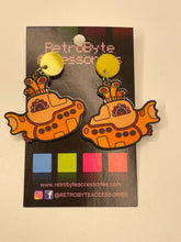 Load image into Gallery viewer, Yellow Submarine Earrings - Surgical steel
